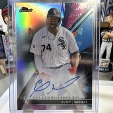 2021 Topps Finest Autographs Eloy Jimenez #FA-EJ card