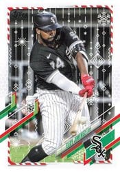 2021 Topps Holiday Base Set Eloy Jimenez #HW183 card