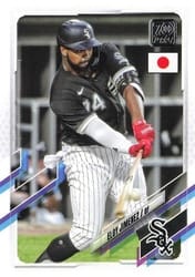 2021 Topps Japan Edition Base Set Eloy Jimenez #140 card