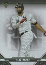 2021 Topps Triple Threads Base Set Eloy Jimenez #34 card