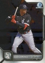 2022 Bowman Chrome Base Set Eloy Jimenez #1 card