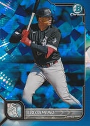 2022 Bowman Chrome Sapphire Edition Base Set Eloy Jimenez #1 card