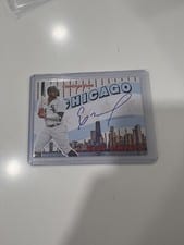2022 Topps Archives Postcards Autographs Eloy Jimenez #TPC-EJ card