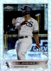 2022 Topps Chrome Logofractor Edition Base Set Eloy Jimenez #39 card