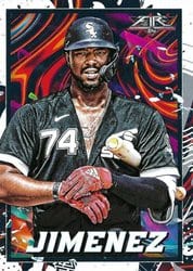 2022 Topps Fire Base Set Eloy Jimenez #68 card