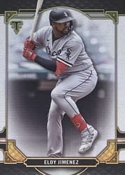 2022 Topps Triple Threads Base Set Eloy Jimenez #6 card