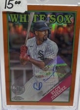 2023 Topps Chrome Update 1988 Topps Baseball Autographs Eloy Jiménez #88CA-EJ card