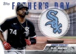 2023 Topps Father's Day Commemorative Team Patches Eloy Jimenez #FD-EJ card