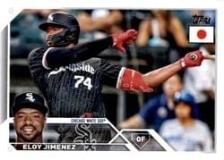 2023 Topps Japan Edition Base Set Eloy Jiménez #170 card