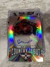 2023 Topps World Baseball Classic Country Debut Autographs Eloy Jiménez #CDA-EJ card