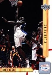 2001-02 Upper Deck Base Set Elton Brand #292 card