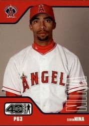 2002 Upper Deck 40-Man Base Set Elvin Nina #33 card