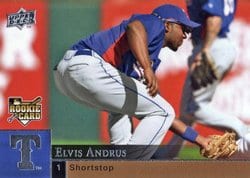 2009 Upper Deck Base Set Elvis Andrus #944 card