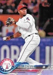 2018 Topps Base Set Elvis Andrus #323 card