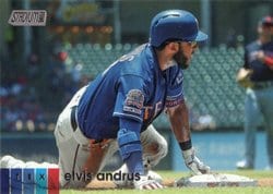 2020 Stadium Club Base Set Elvis Andrus #222 card