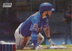 2020 Stadium Club Chrome Base Set Elvis Andrus #222 card