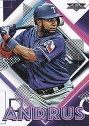 2020 Topps Fire Base Set Elvis Andrus #103 card