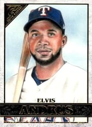 2020 Topps Gallery Base Set Elvis Andrus #95 card