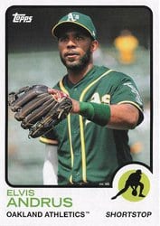 2021 Topps Archives Base Set Elvis Andrus #125 card