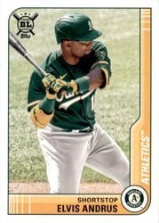 2021 Topps Big League Base Set Elvis Andrus #120 card