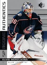 2019-20 SP Base Set Elvis Merzlikins #109 card