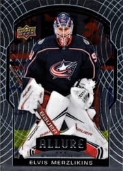 2020-21 Upper Deck Allure Base Set Elvis Merzlikins #16 card