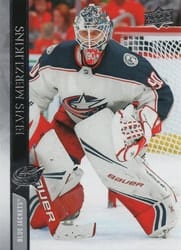 2020-21 Upper Deck Base Set Elvis Merzlikins #55 card