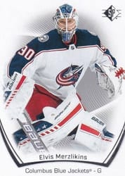 2021-22 SP Base Set Elvis Merzlikins #65 card