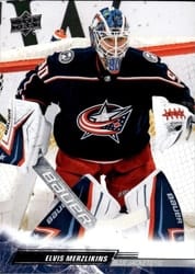 2022-23 Upper Deck Base Set Elvis Merzlikins #53 card