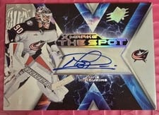 2023-24 SPx X Marks the Spot Autos Elvis Merzlikins #XM-EM card