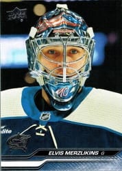 2023-24 Upper Deck Base Set Elvis Merzlikins #303 card