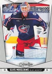 2024-25 O-Pee-Chee Base Set Elvis Merzlikins #357 card