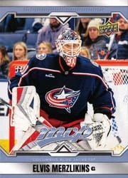2024-25 Upper Deck MVP Base Set Elvis Merzlikins #37 card