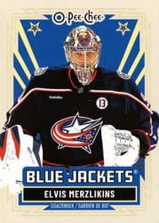 2025-26 O-Pee-Chee Base Retro Elvis Merzlikins #377 card