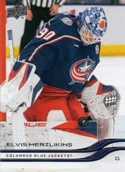 2025-26 Upper Deck Base Set Elvis Merzlikins #298 card
