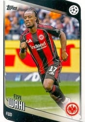 2025-26 Topps UEFA Club Competitions Base Set Elye Wahi #61 card