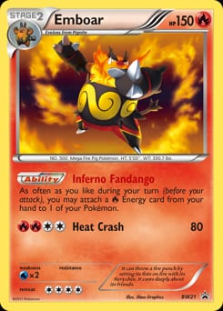 BW Black Star Promos Emboar #BW21 card