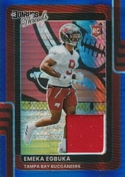 2025 Donruss Optic Donruss Threads Emeka Egbuka #6 card