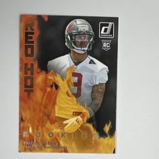 2025 Donruss Red Hot Rookies Emeka Egbuka #RHR-EMK card