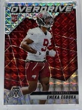 2025 Panini Mosaic Overdrive Mosaic Emeka Egbuka #5 card