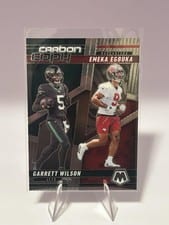 2025 Panini Mosaic Carbon Copy Emeka Egbuka / Garrett Wilson #CCO-13 card
