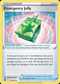 Silver Tempest Emergency Jelly #155 card
