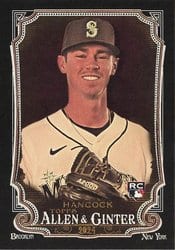 2024 Topps Allen & Ginter X Base Set Emerson Hancock #21 card