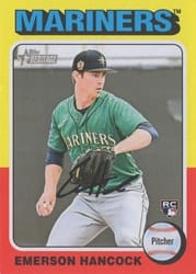 2024 Topps Heritage Base Set Emerson Hancock #320b card