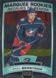 2019-20 O-Pee-Chee Platinum Base Set Emil Bemstrom #166 card