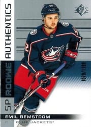 2019-20 SP Base Set Emil Bemstrom #134 card