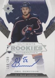 2019-20 Upper Deck Ultimate Collection Base Set Emil Bemstrom #177 card