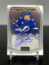 2024-25 O-Pee-Chee Platinum Rookie Autographs Emil Lilleberg #R-EL card