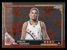 2025 Topps Chrome McDonald's All American Base Set Emilee Skinner #73 card