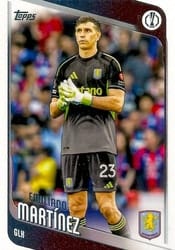 2025-26 Topps UEFA Club Competitions Base Set Emiliano Martínez #75 card